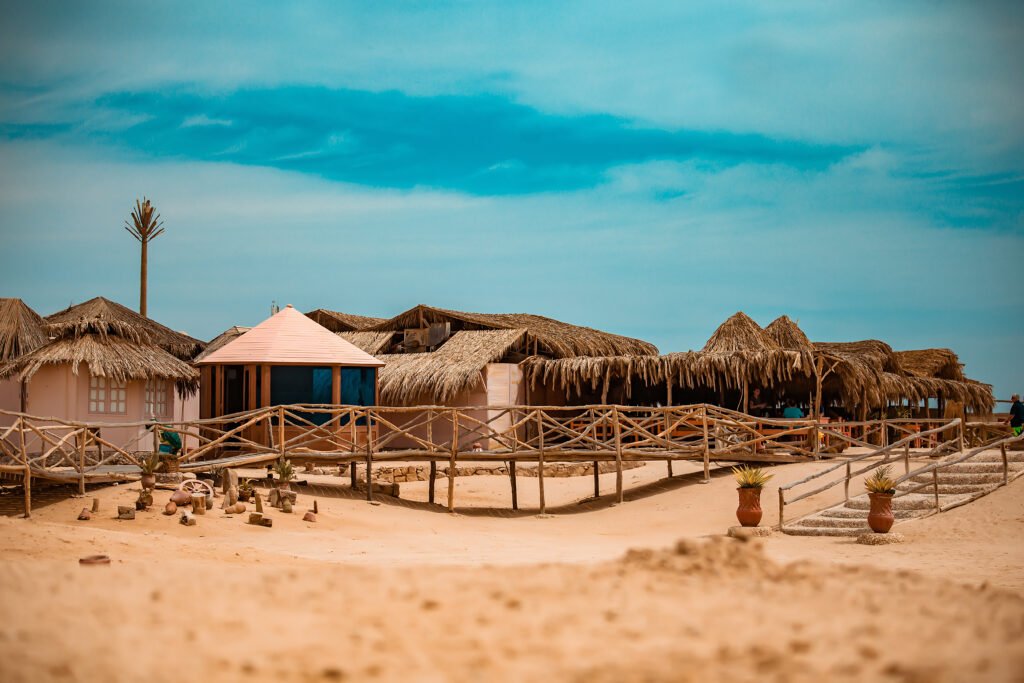 Paradise Island Hurghada snorkeling clear water"