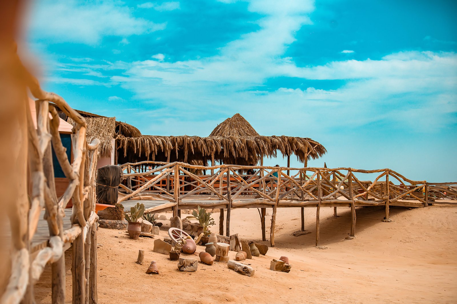 Guided snorkeling over colorful coral gardens at Paradise Island Hurghada.//