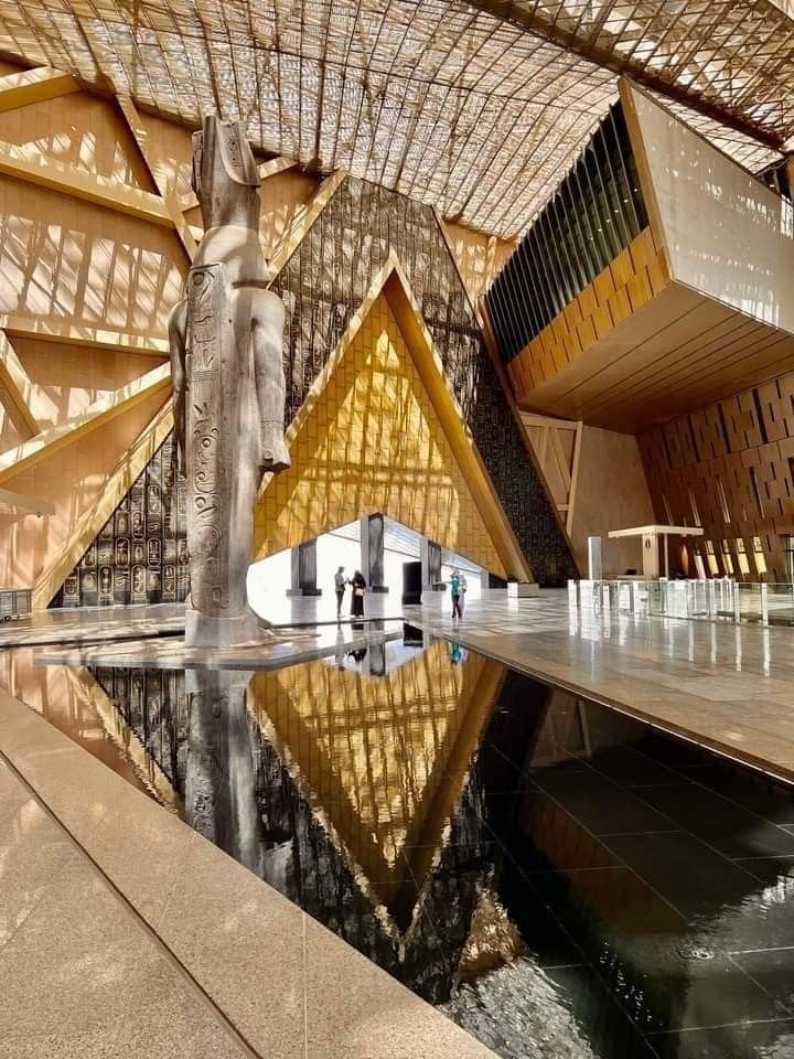 Egyptologist guide offering deep cultural understanding during a museum tour in Cairo.