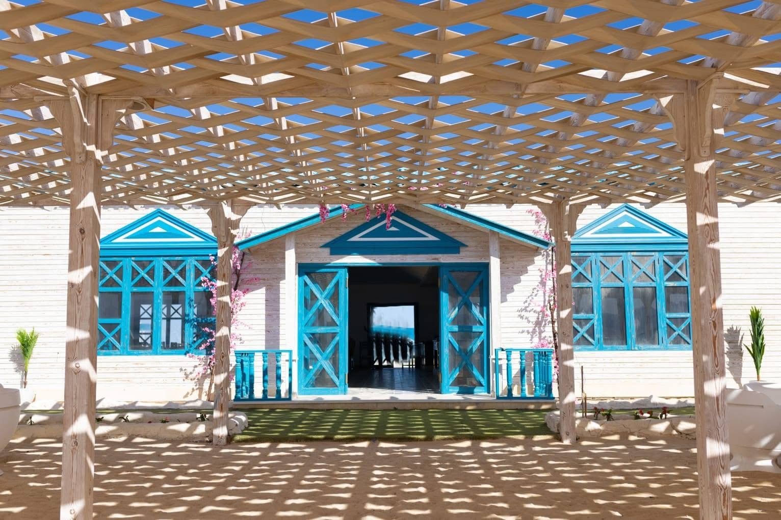 Guided snorkeling over colorful coral gardens at Biance Island Utopia Safaga.