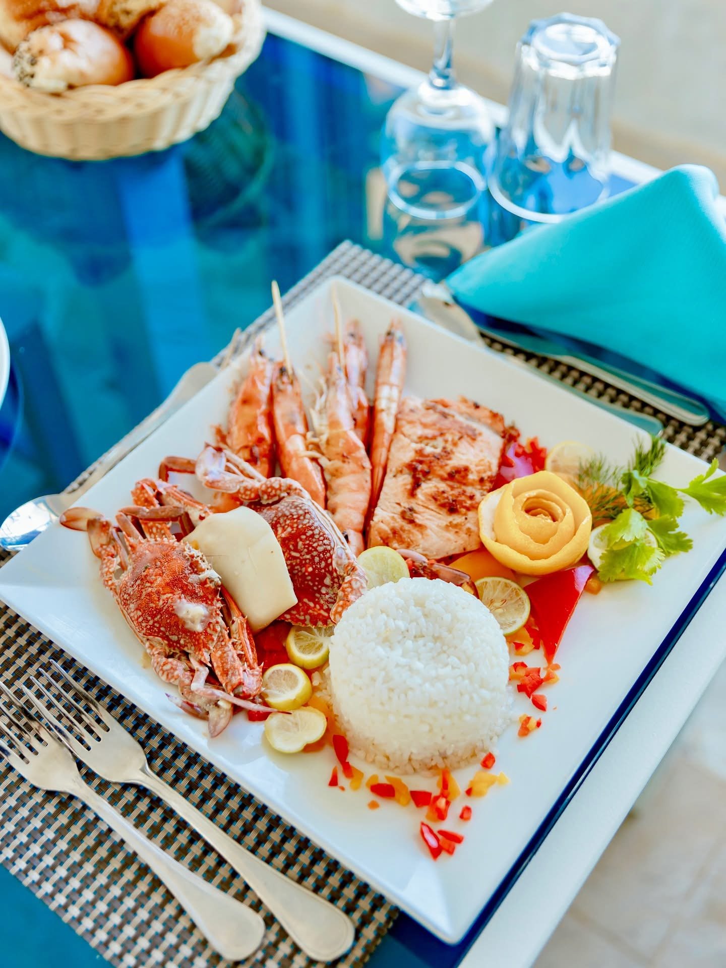 Guided snorkeling over colorful coral gardens at Biance Island Utopia Safaga...