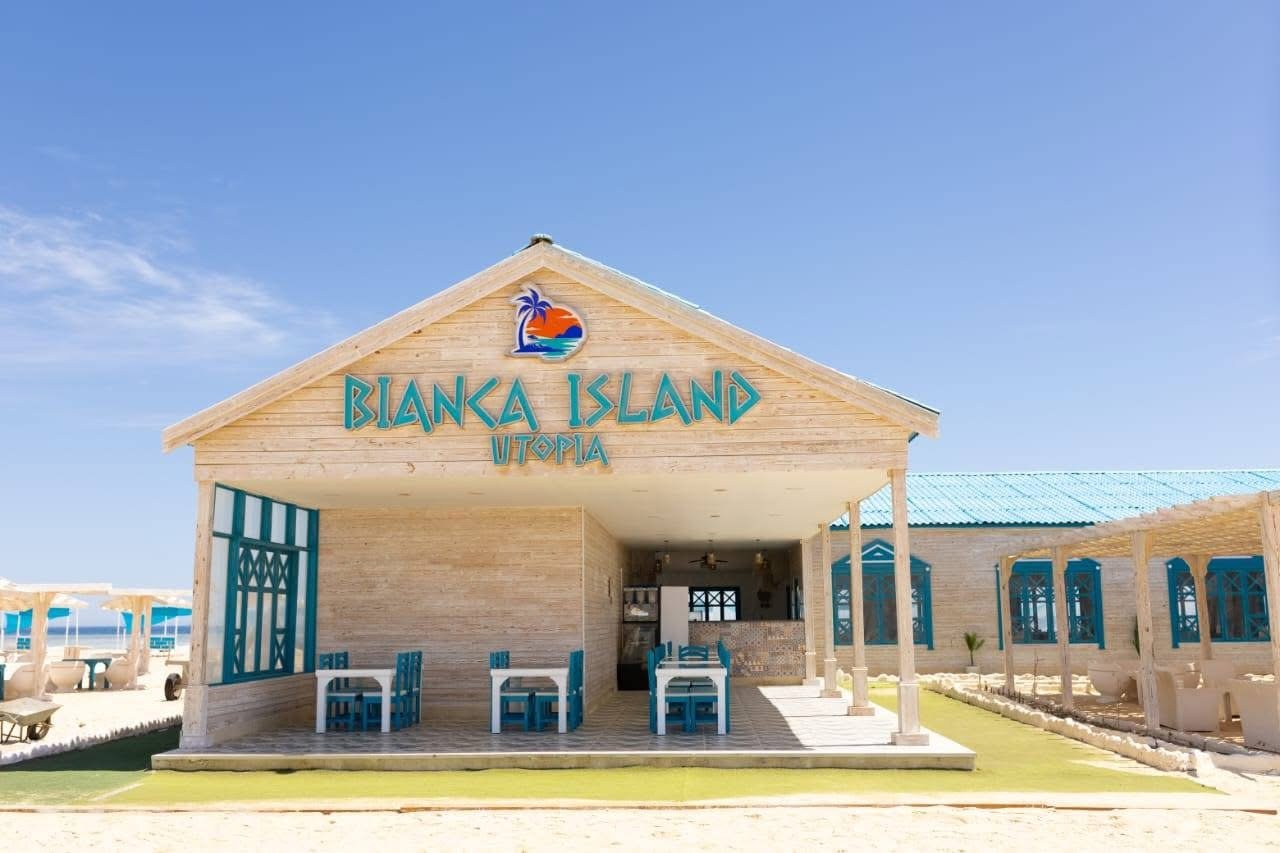 Relax on Biance Island Utopia Safaga’s powdery white sand after a guided snorkel.....