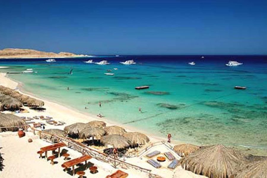 Families enjoy safe snorkeling and clear waters at Mahmya Island Hurghada