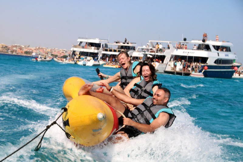 Hurghada banana boat ride