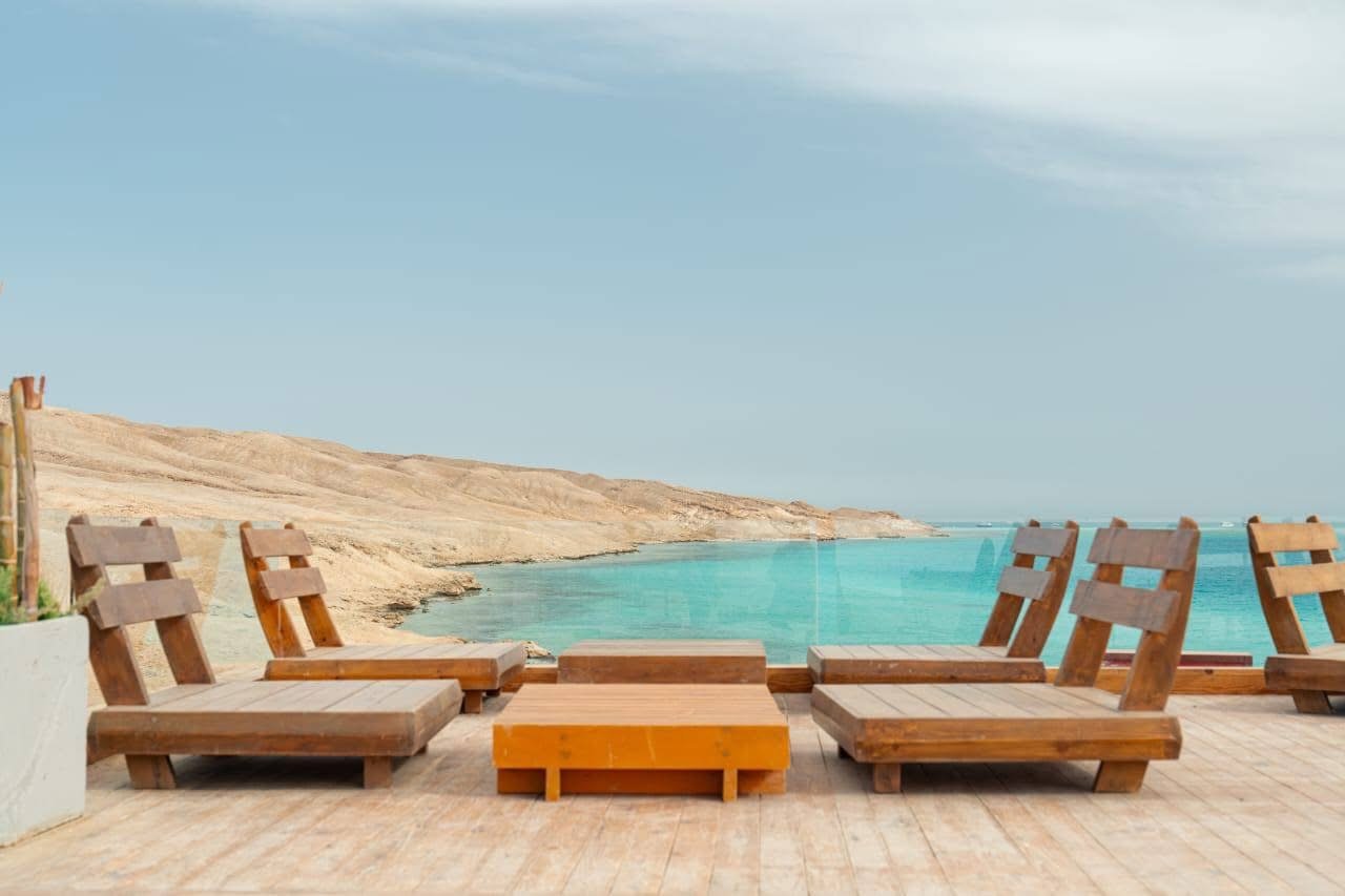 Guided snorkeling at vibrant reefs near Ozirea Island Hurghada with chance to see turtles.