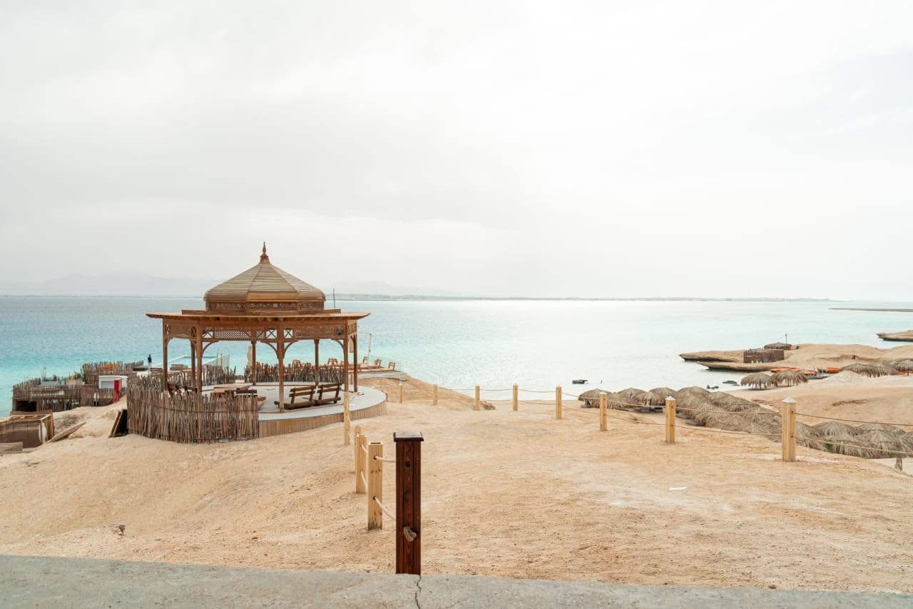 Guided snorkeling at vibrant reefs near Ozirea Island Hurghada with chance to see turtles...