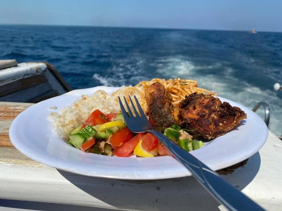 Powdery white sand and turquoise shallows on Utopia Island Safaga...