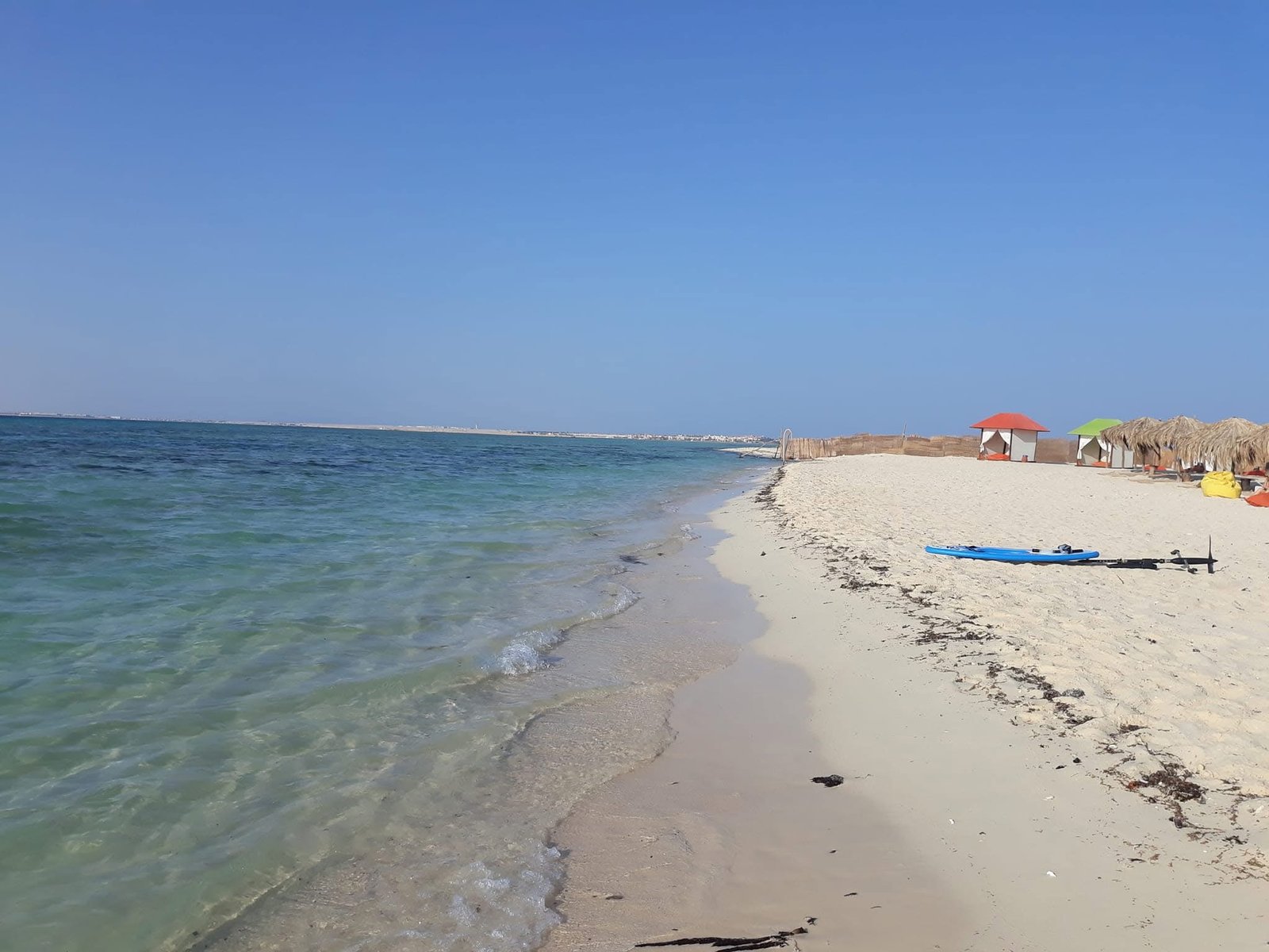 Beachside buffet lunch served on Utopia Island Safaga..,.