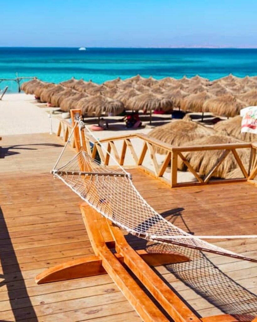 "Orange Bay swing set photo spot Hurghada Instagram"