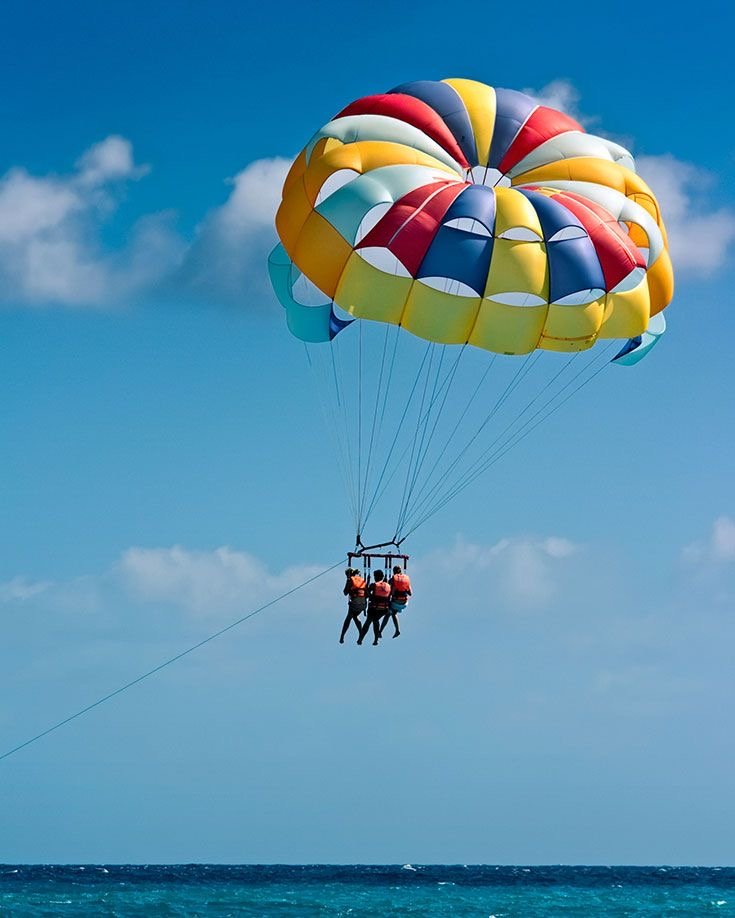 Water sports Hurghada El Gouna lagoon parasailing  Red Sea 2026
