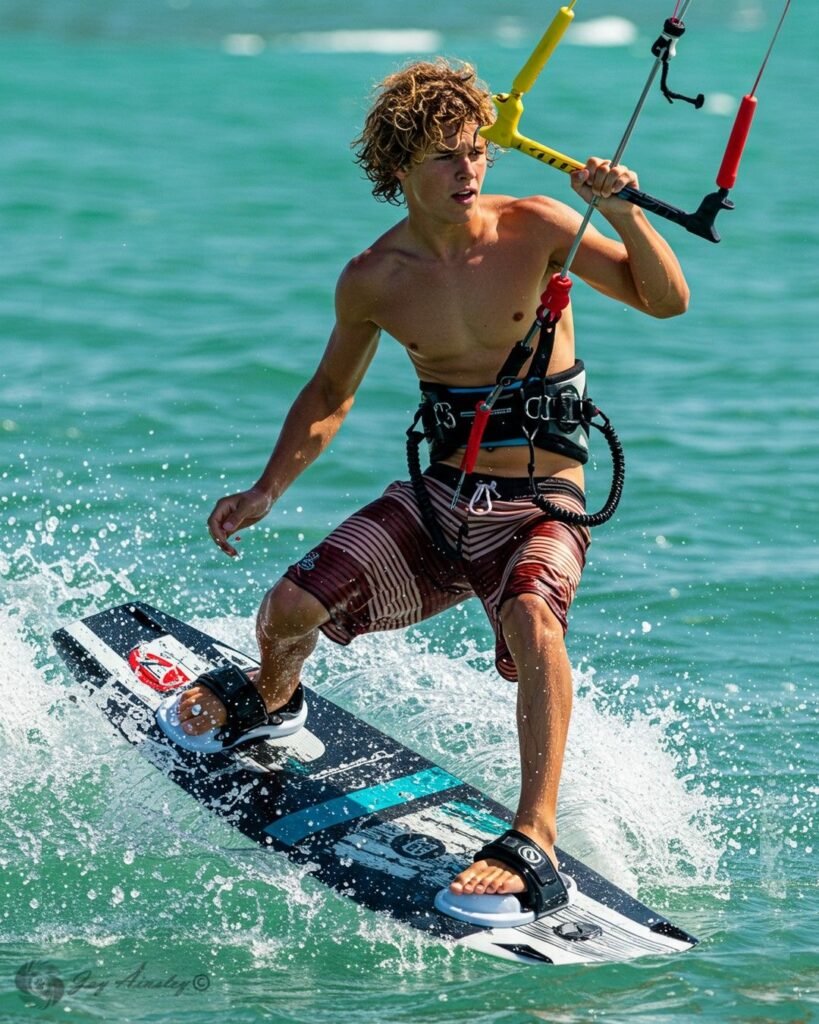 Kitesurfing El Gouna lagoon flat water