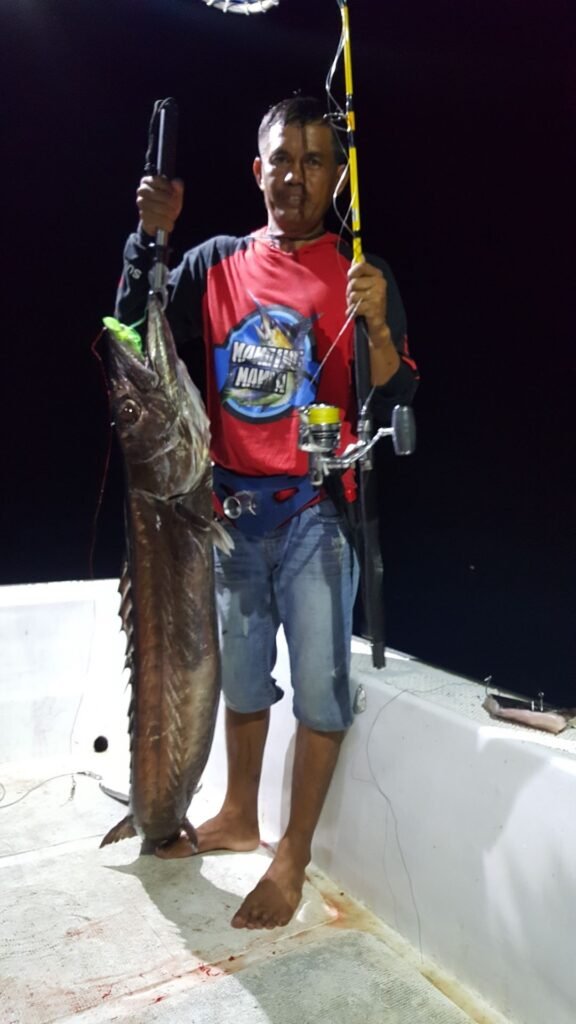 Wahoo caught trolling Red Sea Hurghada fishing charter big game sport fishing]