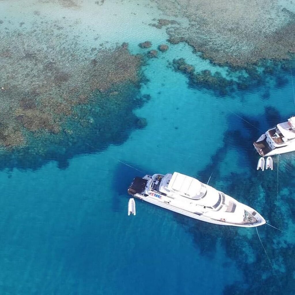 snorkeling spots near Hurghada Red Sea Egypt locations marked]