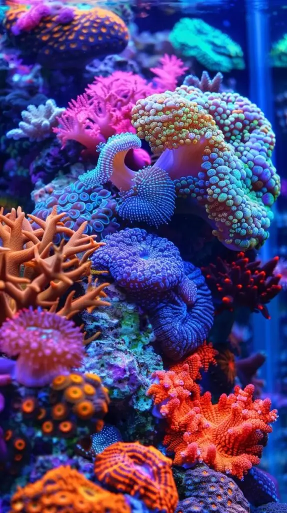 Healthy coral reef with diverse fish life Red Sea Hurghada snorkeling spot clear water visibility]