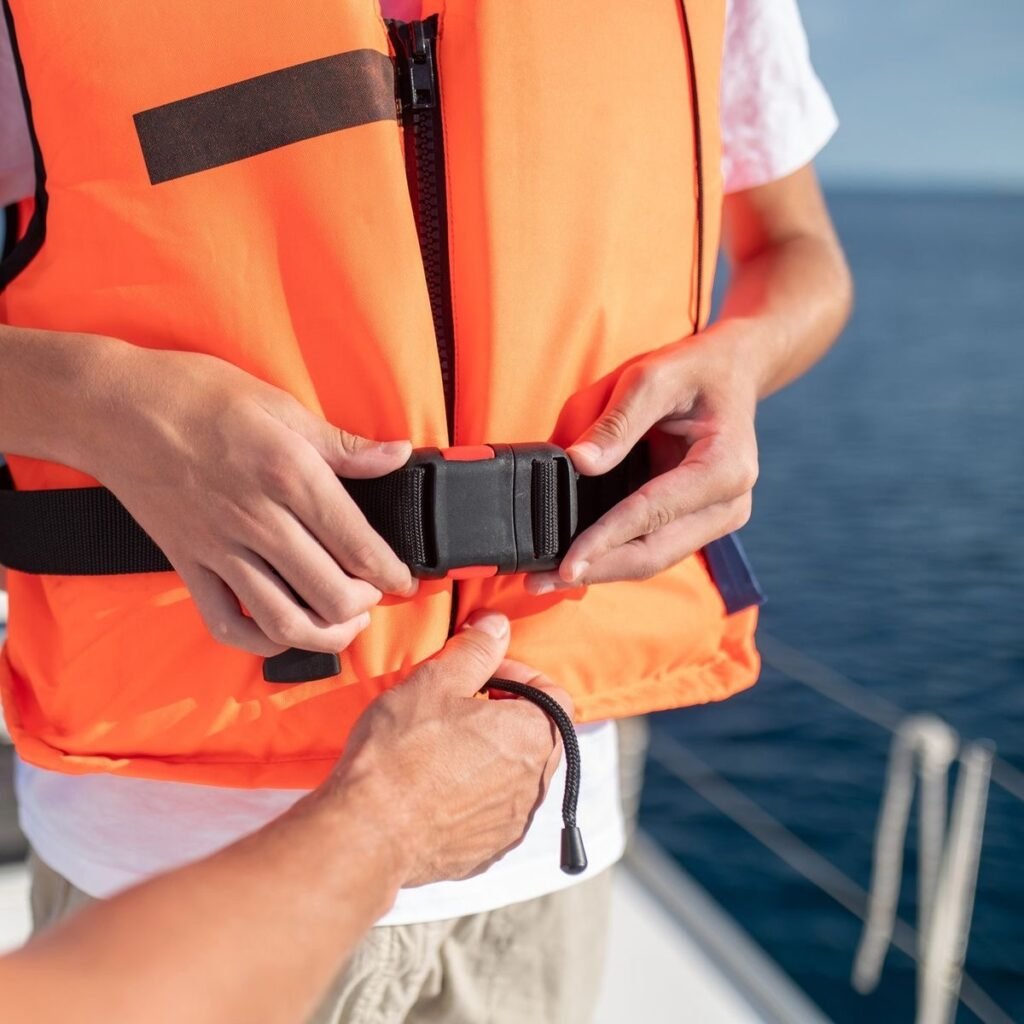 Checklist boat safety equipment Hurghada large group sea excursion life jackets safety briefing]